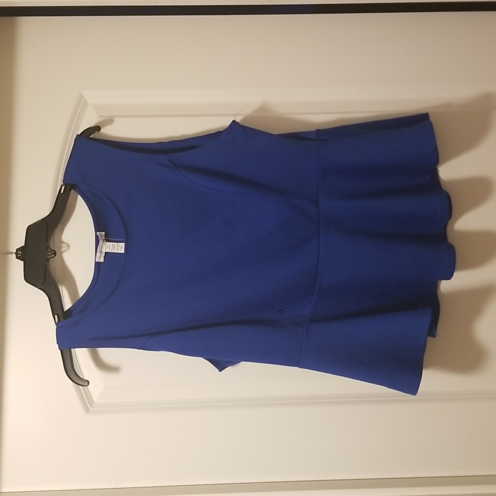 Blue Peplum Top size size 1X